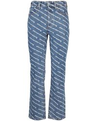 Alexander Wang Jeans Game Logo - Blu