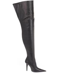 balenciaga sequin thigh high boots