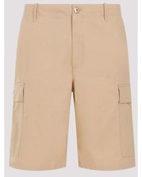 KENZO - Cotton Workwear Shorts - Lyst