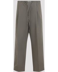Bottega Veneta - Cotton Trousers - Lyst