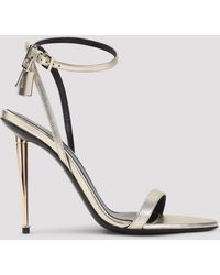 Tom Ford - Nappa Pointed Naked Sandals - Lyst