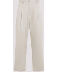 Frankie Shop - Cotton Chino Trousers For - Lyst