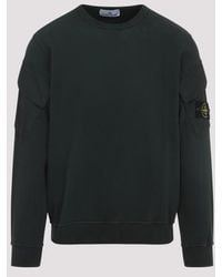 Stone Island - Juniper Cotton Sweatshirt - Lyst