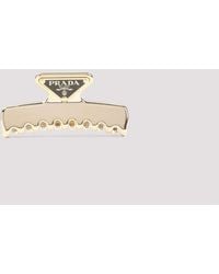 Prada - Metal Hair Clip - Lyst