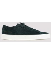 Common Projects - Achilles In Waxed Suede Sneakers - Lyst
