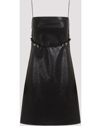 Givenchy - Voyou Leather Mini Dress - Lyst