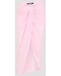 Jacquemus - The Pareo Midi Skirt - Lyst