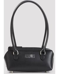 MM6 by Maison Margiela - New Bauletto J Mini Leather Shoulder Bag - Lyst