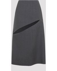 Jil Sander - Midi Skirt - Lyst