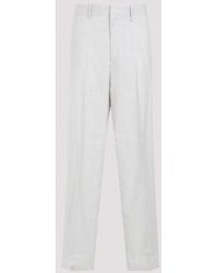 Givenchy - Chalk White Virgin Wool Extra Wide Leg Trousers - Lyst