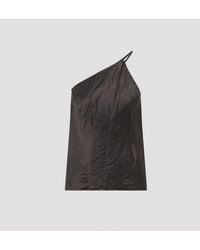 Rick Owens - One Shoulder Slip Top - Lyst