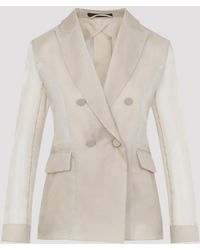 Max Mara - Slogan Organza Jacket - Lyst