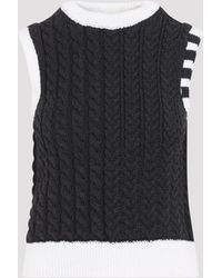Thom Browne - Aran Cable Shell Top - Lyst