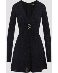 Roberto Cavalli - Serpentine Mini Dress - Lyst