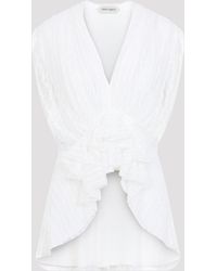 Alberta Ferretti - Tulle Top - Lyst