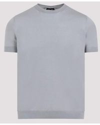 Giorgio Armani - Silk Short Sleeves Sweater - Lyst