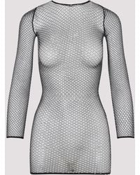 Balenciaga - Crystal Mesh Mini Top For - Lyst