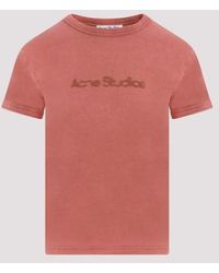Acne Studios - Acne Tudio Logoed Cotton T-hirt - Lyst