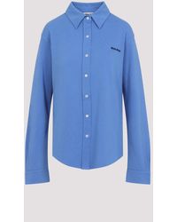 Miu Miu - Piquet Shirt - Lyst