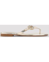 Roger Vivier - Strass B Flip Flops - Lyst