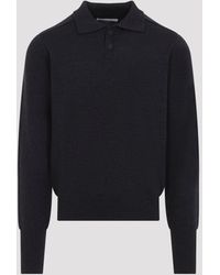 Studio Nicholson - Sark Polo Shirt Jumper - Lyst