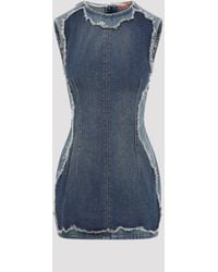 Acne Studios - Cotton Mini Dress - Lyst