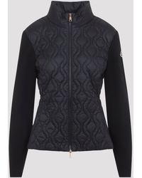 Moncler - Quilted Zip-Up Cardigan - Lyst