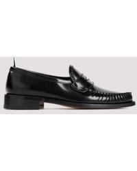 Thom Browne - Pleated Varsity Loafers - Lyst