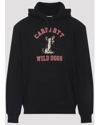 Carhartt - Graphic Print Hoodie With Drawstring Hood And Ribbed Details - Lyst