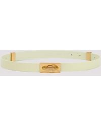 Bottega Veneta - Washed Point Lock Belt - Lyst