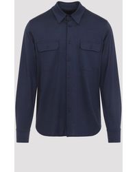 Tom Ford - Silk And Cotton Bland Military Shirt - Lyst