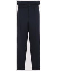 Saint Laurent - Wool Pants - Lyst