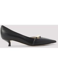 Giorgio Armani - Leather Court Decollete - Lyst