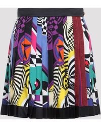 Versace - Teatro Foulard Skirt - Lyst