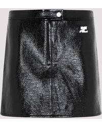 Courreges - Vinyl Mini Skirt - Lyst