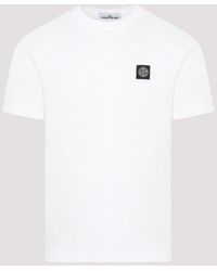 Stone Island - Classic Slim-Fit T-Shirt With Round Neckline - Lyst
