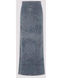 DIESEL - Cotton Long Skirt - Lyst