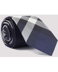Burberry - Manson Check-print Silk Tie - Lyst