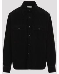 Saint Laurent Overshirt in Black for Men | Lyst