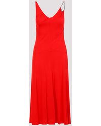 Lanvin - Sleeveless A-Line Midi Dress - Lyst