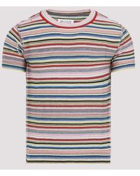 Maison Margiela - Striped Knit T-Shirt - Lyst