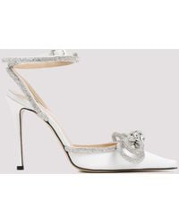 Mach & Mach - Silk Double Bow High Heels - Lyst