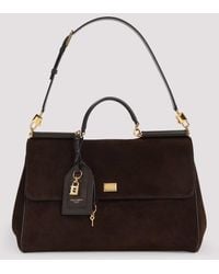 Dolce & Gabbana - Sicily Soft Suede Bag - Lyst