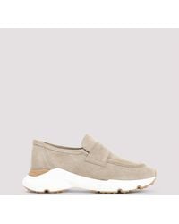 Tod's - Tobacco Light Suede Leather Sport Runner - Lyst