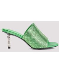 Givenchy - G Cube Mules In Satin With Strass - Lyst
