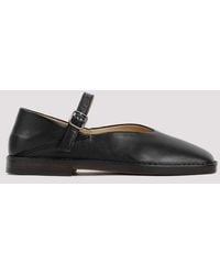 Lemaire - Leather Ballerina Shoes - Lyst