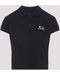 Balenciaga - Cotton Polo Shirt - Lyst