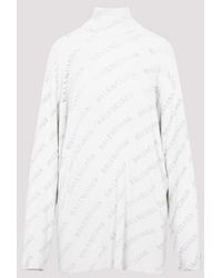 Balenciaga - Oversize Turtleneck Sweater - Lyst