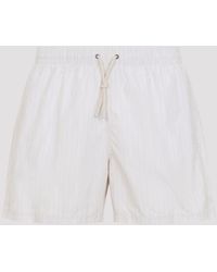 Canali - Polyester Swim Shorts - Lyst
