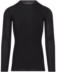 Rick Owens - Ribbed Round Neck - Lyst